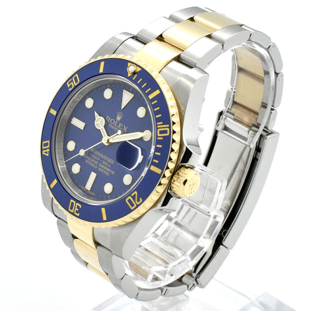 ロレックス ROLEX サブマリーナ デイト Ref.116613LB V番 マットブルー