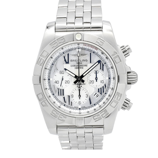 ブライトリング　BREITLING　クロノマット44　A011A91PA　ホワイトシェルローマ　44mm　USED　中古