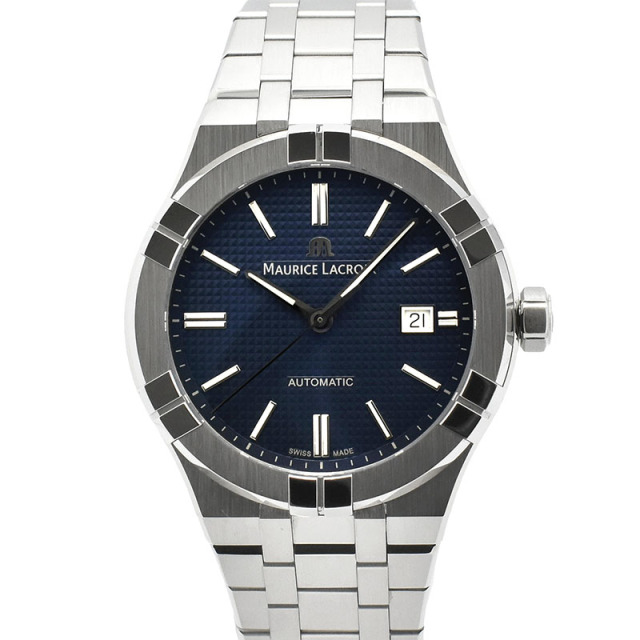 モーリスラクロア　MAURICE LACROIX　アイコン オートマティック　AI6008-SS002-430-1　42mm　ブルー　USED　中古