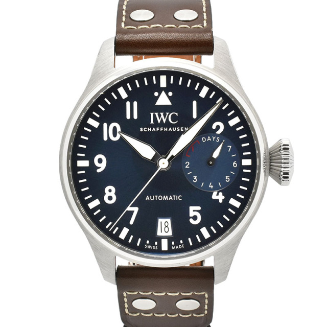 IWC　ビッグパイロットウォッチ　プティ・プランス　IW500916　46mm　ブルー　革ベルト　未使用品