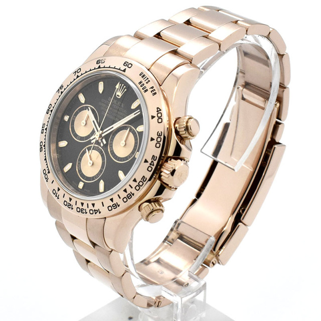 ロレックス ROLEX デイトナ Ref.116505 エバーローズゴールド ブラック/ピンク ランダム番 40mm USED 中古