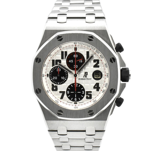 オーデマ・ピゲ　AUDEMARS PIGUET　ロイヤルオーク オフショアクロノグラフ　26170ST.OO.1000ST.01　シルバー/ブラック　42mm　USED　中古