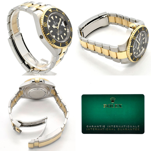 ロレックス ROLEX シードゥエラー Ref.126603 43mm ブラック 18KYG×SS USED 中古