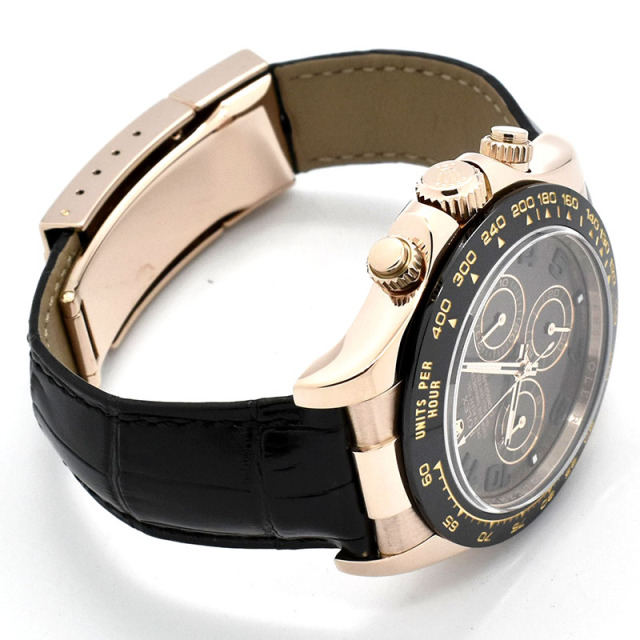 ロレックス ROLEX デイトナ Ref.116515LN 18KERG 40mm チョコレートブラウン 革ベルト ランダム番 USED 中古