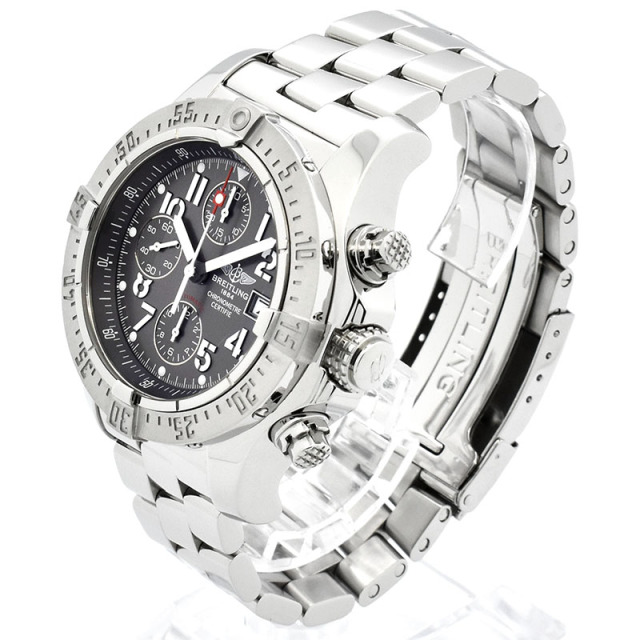 ブライトリング BREITLING アベンジャー スカイランド A338F34PRS(A13380) グレー 45mm USED 中古