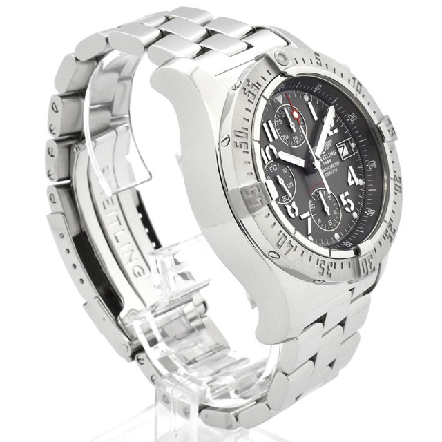 ブライトリング BREITLING アベンジャー スカイランド A338F34PRS(A13380) グレー 45mm USED 中古