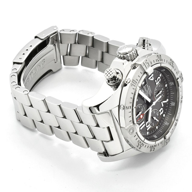 ブライトリング BREITLING アベンジャー スカイランド A338F34PRS(A13380) グレー 45mm USED 中古