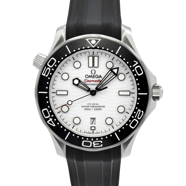 オメガ　OMEGA　シーマスター300　コーアクシャル　マスタークロノメーター　210.32.42.20.04.001　ホワイト　42mm　USED　中古