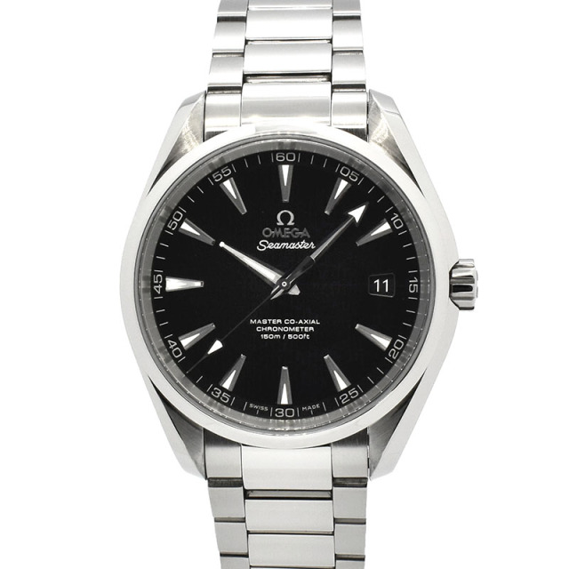 オメガ　OMEGA　シーマスター アクアテラ マスターコーアクシャル クロノメーター　231.10.42.21.01.003　ブラック　41.5mm　USED　中古