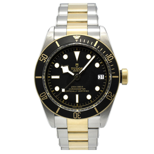 チューダー(チュードル)　TUDOR　ヘリテージ ブラックベイ コンビ　79733N　ブラック　41mm　USED　中古