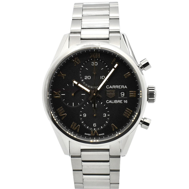タグホイヤー　TAG HEUER　カレラ クロノグラフ キャリバー16　CBK2113.BA0715　日本400本限定　41mm　USED　中古