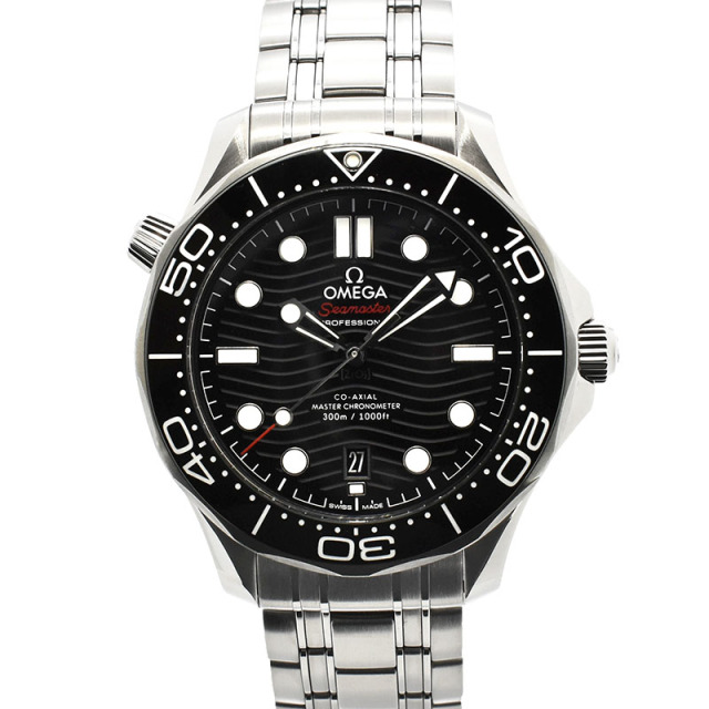 オメガ　OMEGA　シーマスター300 コーアクシャル マスタークロノメーター　210.30.42.20.01.001　ブラック　42mm　USED　中古
