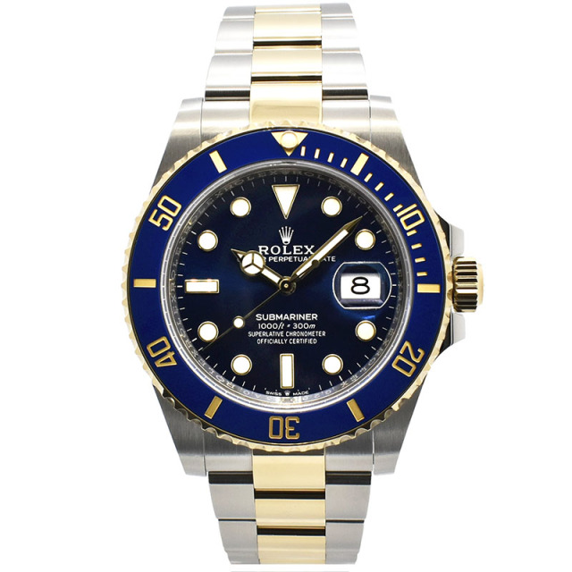 ロレックス　ROLEX　サブマリーナデイト　Ref.126613LB　18KYG/SS　41mm　USED　中古