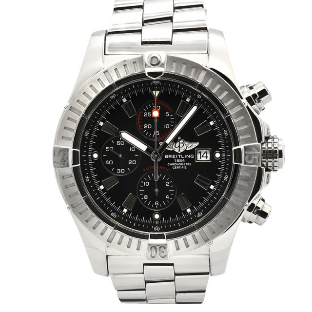 ブライトリング　BREITLING　スーパーアベンジャー　A337B07PRS(A13370)　ブラック　48,4mm　USED　中古