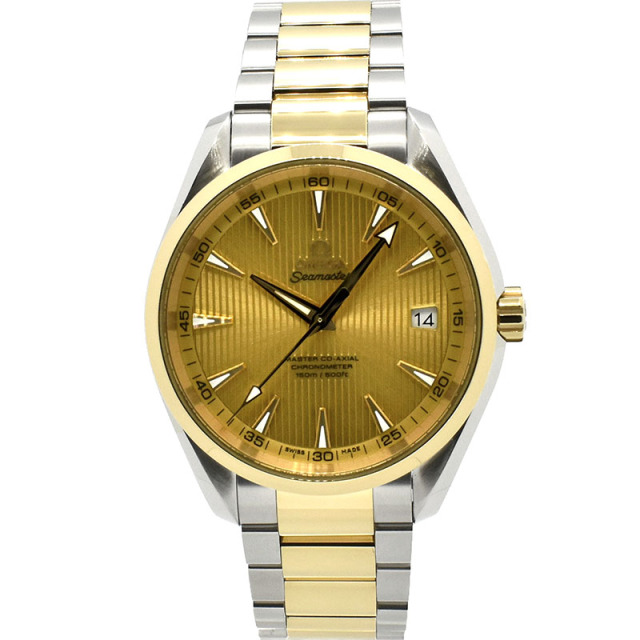 オメガ　OMEGA　シーマスター アクアテラ マスターコーアクシャル　231.20.42.21.08.001　シャンパン　41.5mm　未使用品