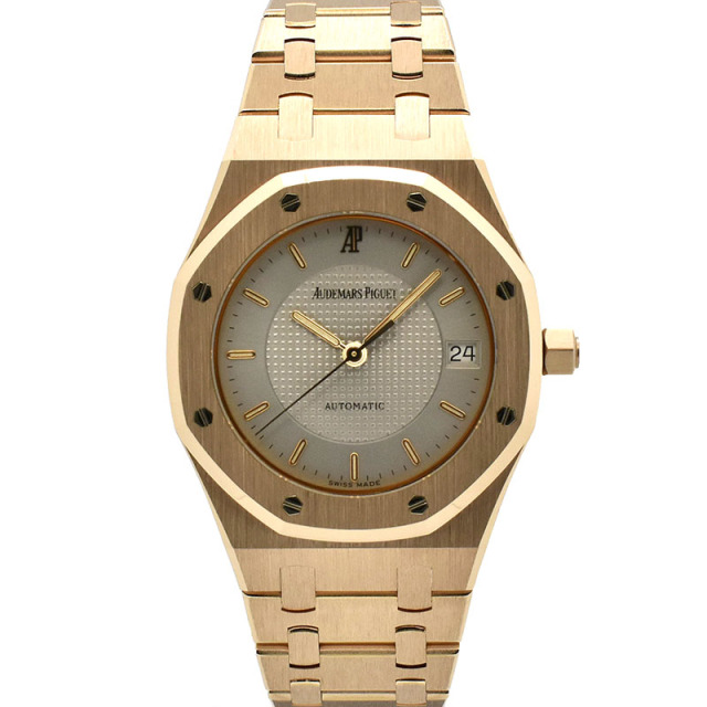 オーデマ・ピゲ　AUDEMARS PIGUET　ロイヤルオーク 25周年記念 ニックファルド限定　15097OR.OO.0789OR.01　18KPG　36mm　世界325本限定　USED　中古