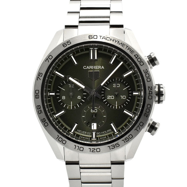 タグホイヤー　TAG HEUER　カレラ キャリバーホイヤー02 スポーツ クロノグラフ　CBN2A10.BA0643　SS　44mm　USED　中古
