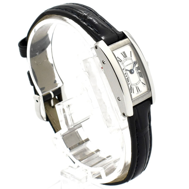 カルティエ CARTIER タンクアメリカンミニ WSTA0032 日本限定 27×15.2mm シルバー USED 中古