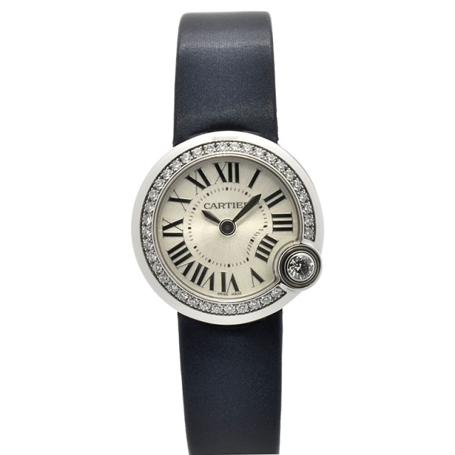 カルティエ　CARTIER　バロン ブラン ドゥ カルティエ ベゼルダイヤ　W4BL0002　26mm　USED　中古