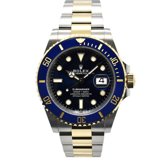 ロレックス　ROLEX　サブマリーナデイト　Ref.126613LB　18KYG/SS　41mm　未使用品