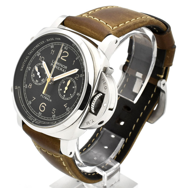 パネライ PANERAI ルミノール1950 PCYC 3デイズ クロノ フライバック アッチャイオ PAM00653 U番 44mm USED 中古