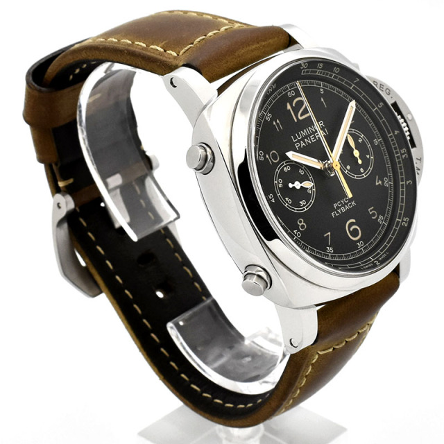 パネライ PANERAI ルミノール1950 PCYC 3デイズ クロノ フライバック アッチャイオ PAM00653 U番 44mm USED 中古