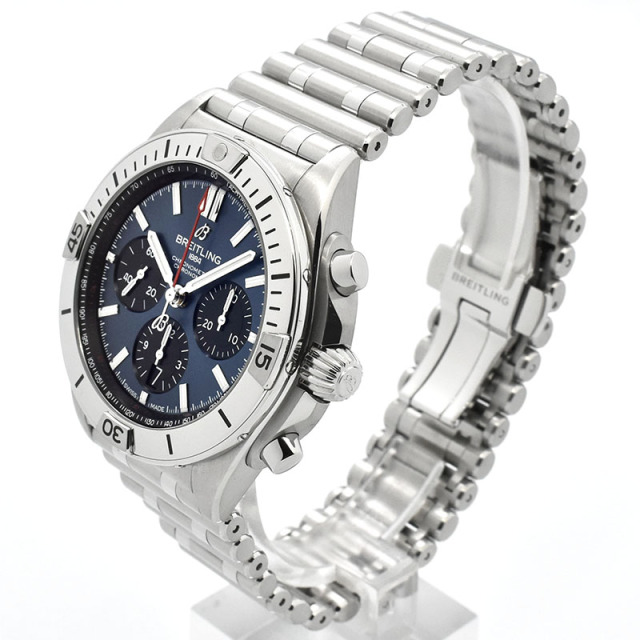 ブライトリング BREITLING クロノマット B01 42 AB0134101C1A1 ブルー/ブラック USED 中古