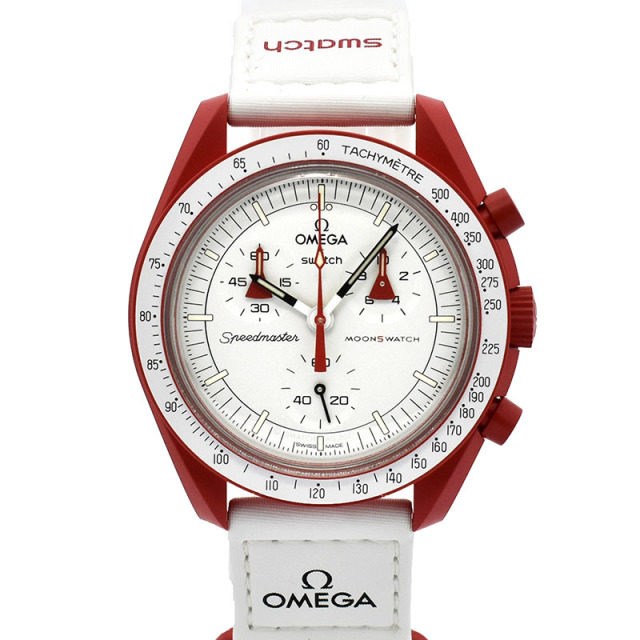オメガ×スウォッチ　OMEGA×Swatch　ミッション トゥ マーズ 火星ミッションモデル　SO33R100　バイオセラミック　42mm　未使用品