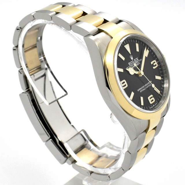 ロレックス ROLEX エクスプローラー1 Ref.124273 36mm ブラック 18KYG/SS USED 中古