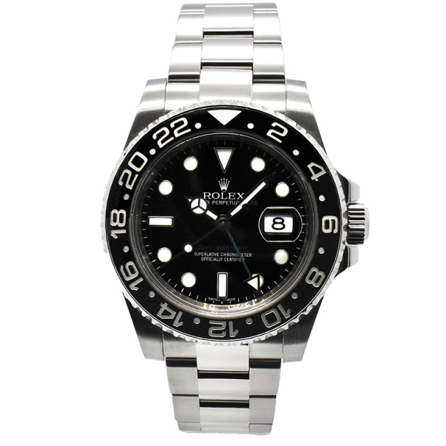 ロレックス　ROLEX　GMTマスター2　Ref.116710LN　V番　スティックダイヤル　USED　中古