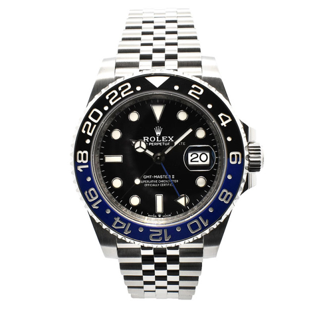 ロレックス　ROLEX　GMTマスター2　Ref.126710BLNR　ブルー/ブラックベゼル　ジュビリーブレス　40mm　USED　中古