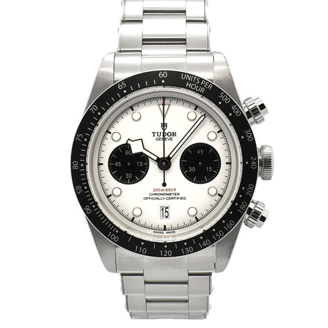 チューダー(チュードル)　TUDOR　ヘリテージ ブラックベイ クロノ　Ref.79360N　41mm　ホワイト　未使用品