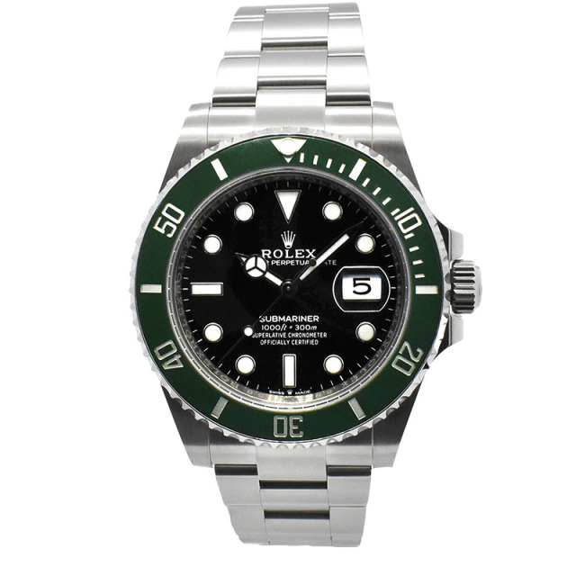 ロレックス　ROLEX　サブマリーナーデイト グリーンベゼル　Ref.126610LV　41mm　未使用品