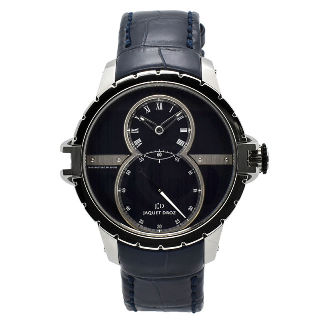 ジャケ ドロー　Jaquet Droz　グランセコンド SW スティール　J029020241　41mm　ブルー　USED　中古