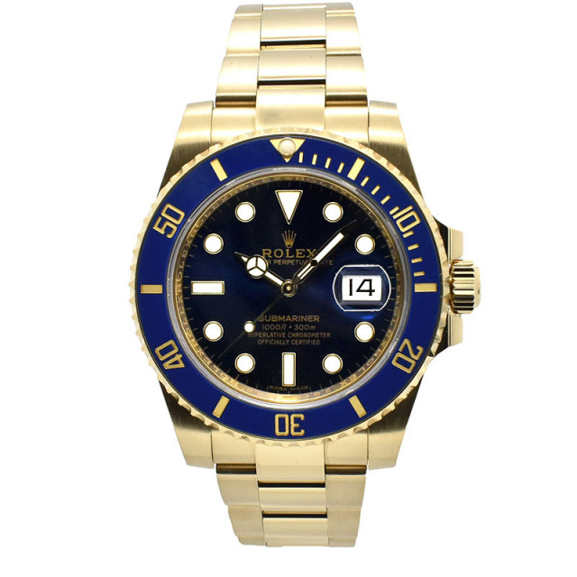 ロレックス　ROLEX　サブマリーナデイト　Ref.116618LB　18KYG　ランダム番　40mm　USED　中古
