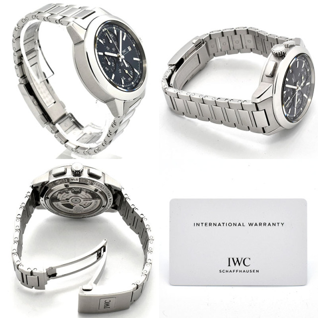 IWC インジュニア クロノグラフ IW380802 ブルー 42mm USED 中古