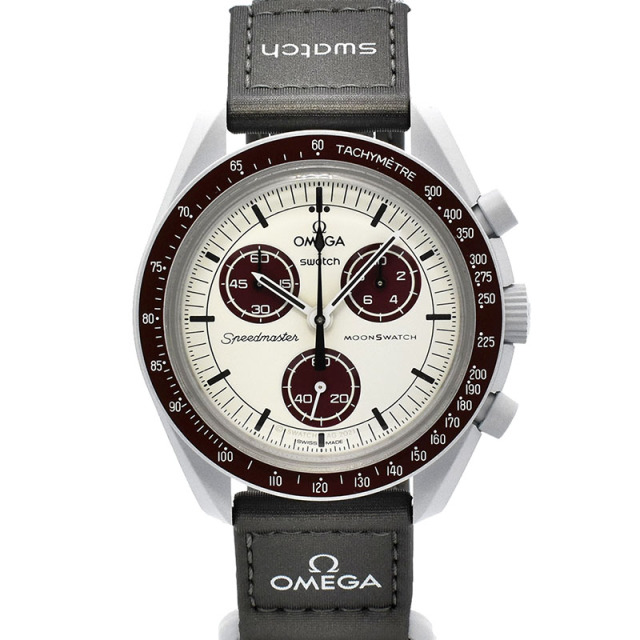 オメガ×スウォッチ　OMEGA×Swatch　ミッション トゥ プルート　SO33M101　バイオセラミック　42mm　未使用品