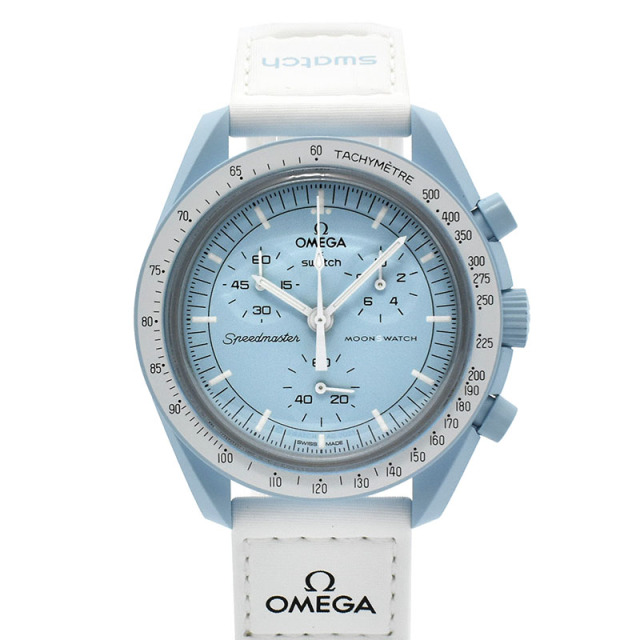 オメガ×スウォッチ　OMEGA×Swatch　ミッション トゥ ウラヌス　SO33L100　バイオセラミック　42mm　未使用品