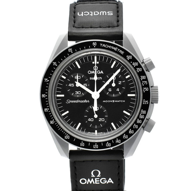 オメガ×スウォッチ　OMEGA×Swatch　ミッション トゥ ザ ムーン　SO33M100　バイオセラミック　42mm　未使用品