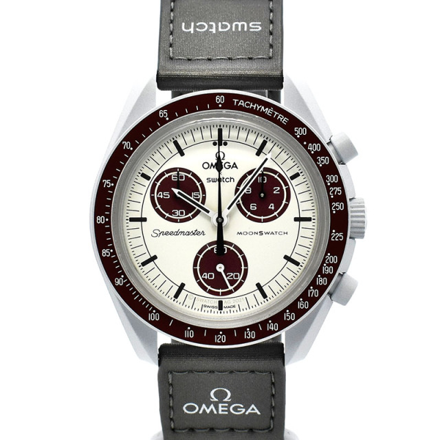 オメガ×スウォッチ　OMEGA×Swatch　ミッション トゥ プルート　SO33M101　バイオセラミック　42mm　未使用品