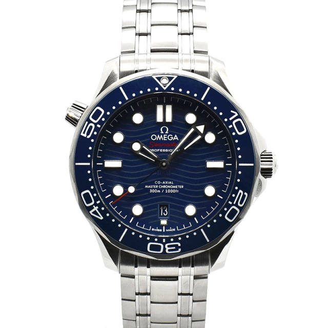オメガ　OMEGA　シーマスター300 コーアクシャル マスタークロノメーター　210.30.42.20.03.001　ブルー　42mm　USED　中古