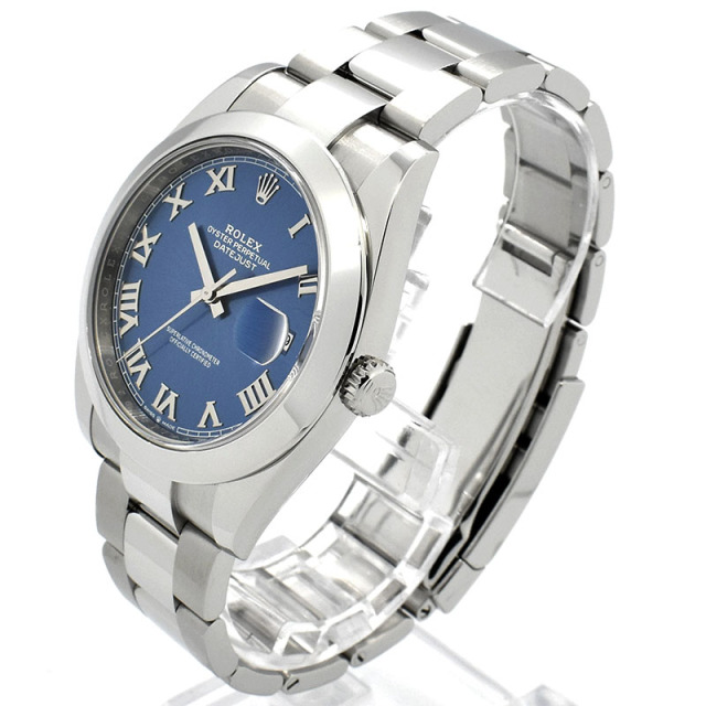 ロレックス ROLEX デイトジャスト41 Ref.126300 41mm ブルー USED 中古
