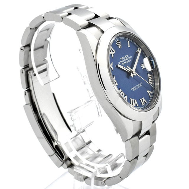 ロレックス ROLEX デイトジャスト41 Ref.126300 41mm ブルー USED 中古