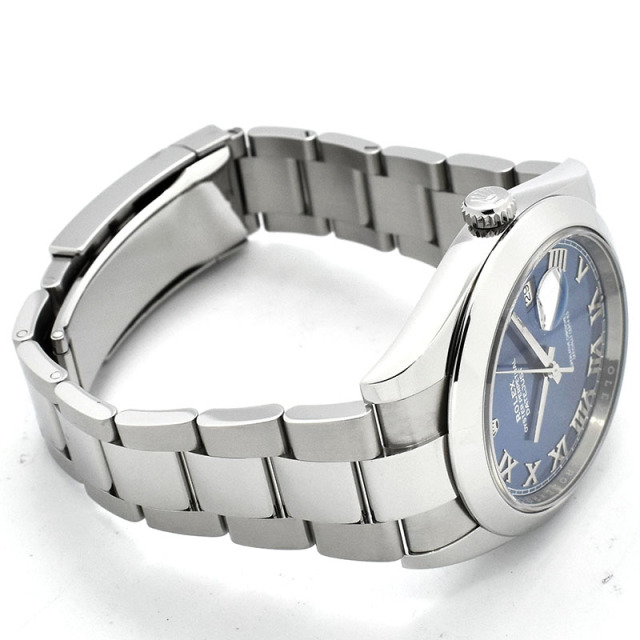 ロレックス ROLEX デイトジャスト41 Ref.126300 41mm ブルー USED 中古