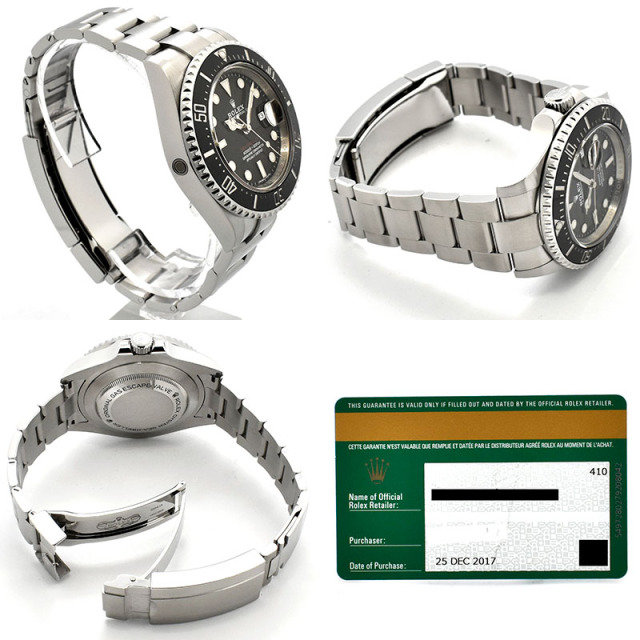 ロレックス ROLEX シードゥエラー Ref.126600 クラウン無し MK1ダイヤル 43mm ブラック USED 中古