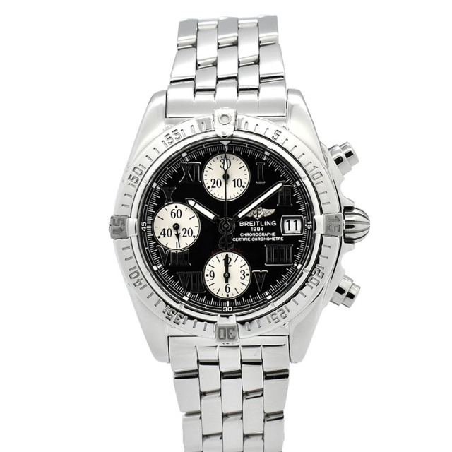 ブライトリング　BREITLING　クロノコックピット　A152B86PA(A13357)　ブラックローマ　39mm　USED　中古