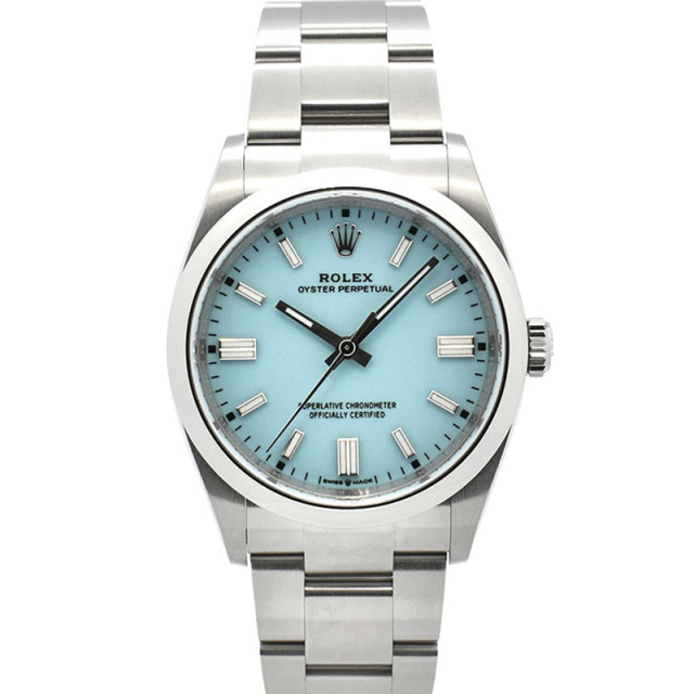 ロレックス　ROLEX　オイスターパーペチュアル 36　Ref.126000　ターコイズブルー　36mm　未使用品