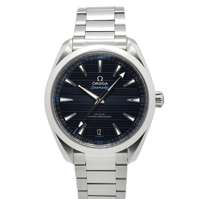オメガ　OMEGA　シーマスター アクアテラ マスタークロノメーター　220.10.41.21.03.001　ブルー　41mm　USED　中古