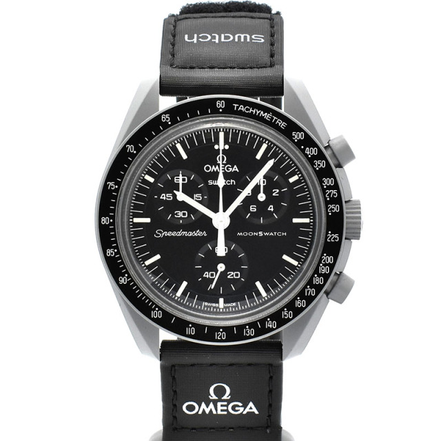オメガ×スウォッチ　OMEGA×Swatch　ミッション トゥ ザ ムーン　SO33M100　バイオセラミック　42mm　未使用品