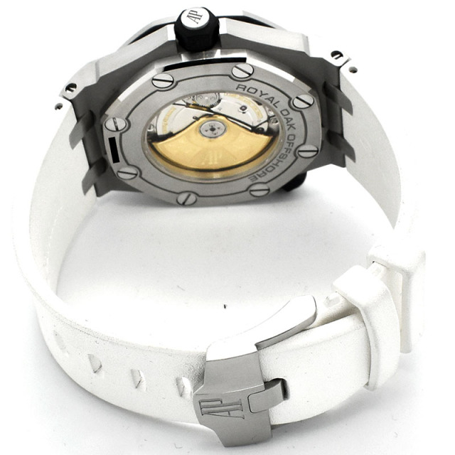 オーデマ・ピゲ AUDEMARS PIGUET ロイヤルオーク オフショアダイバー 15710ST.OO.A010CA.01 ホワイト 42mm ブティック限定 USED 中古
